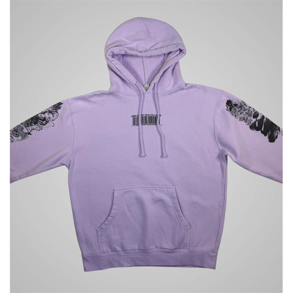 Project Mori My Hero Academia Manga Graphic Hoodie Lavender Purple Medium Rare - Picture 4 of 15